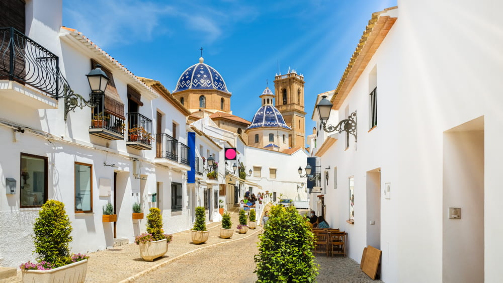Casco antiguo de Altea en la Costa Blanca