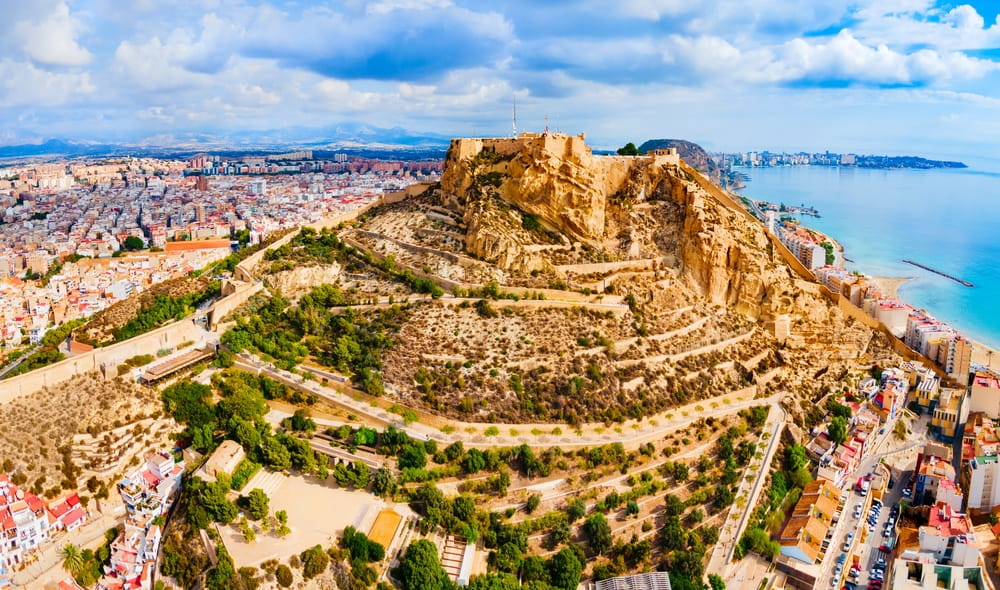 Castillo de Santa Bárbara en Alicante