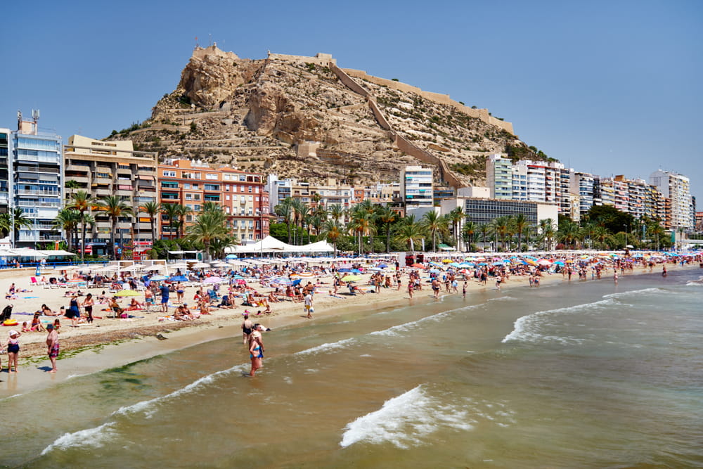 Summer in Alicante: Postiguet Beach